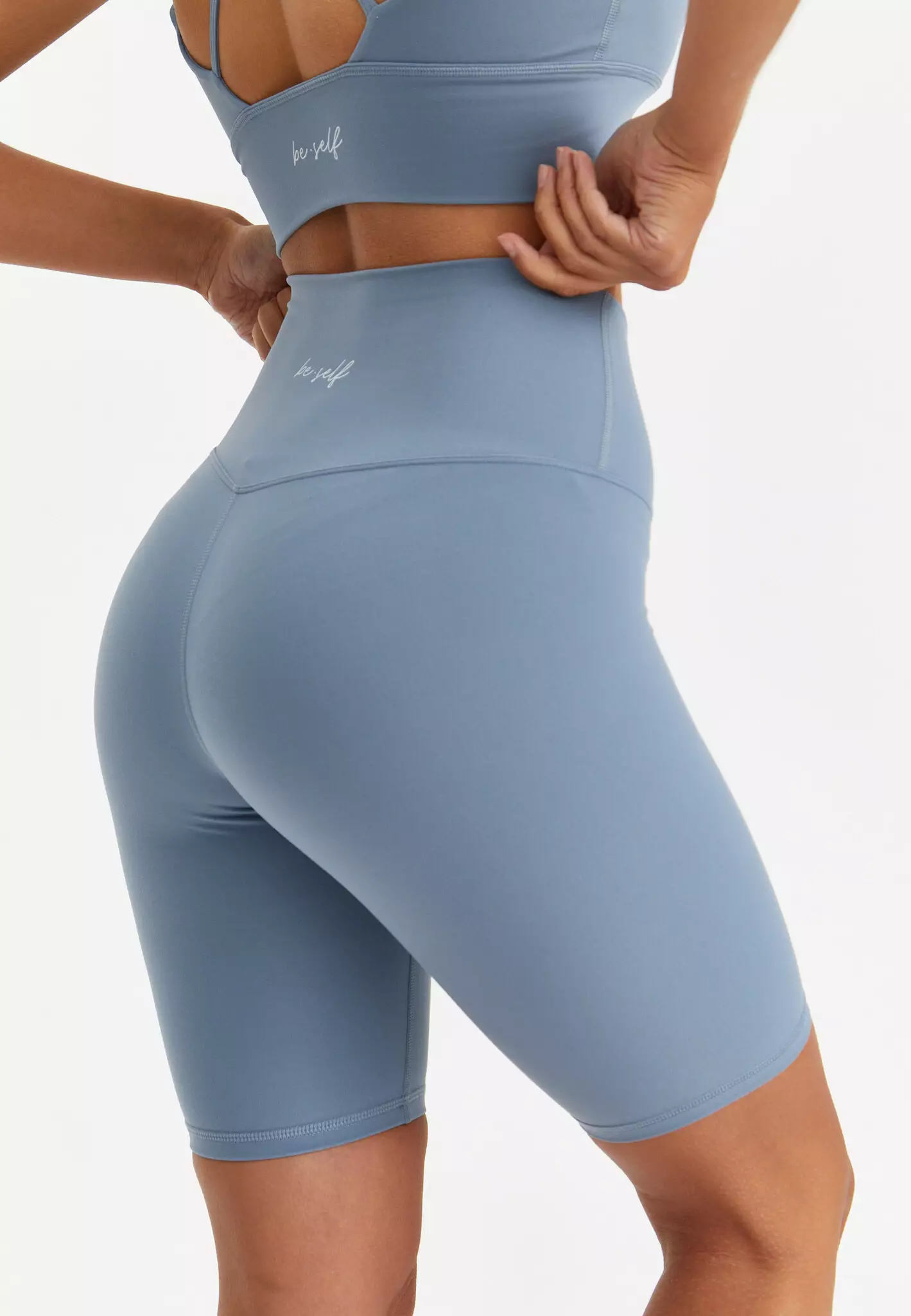 Велосипедки MOTION пыльно-голубые