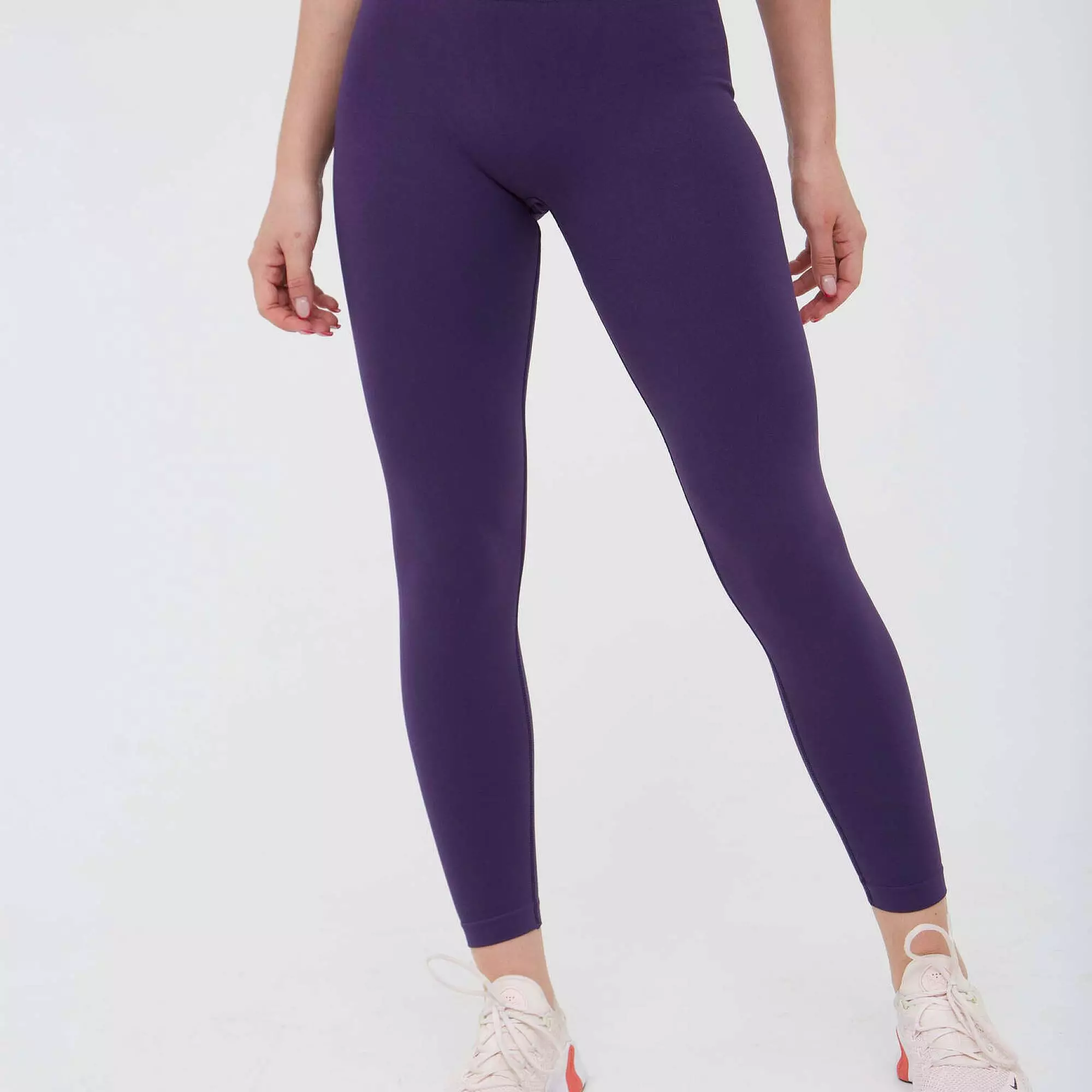 Лосины SEAMLESS PUSH-UP фиолетовые