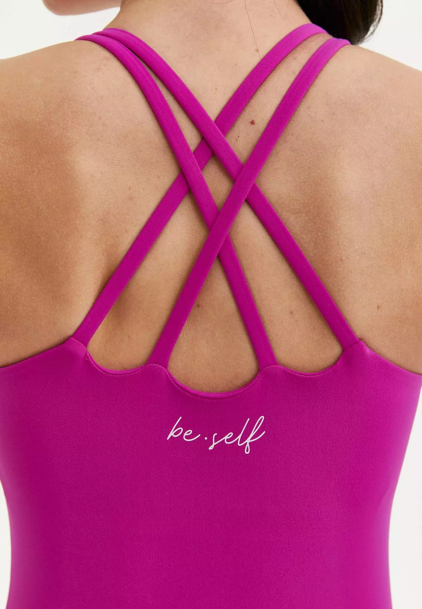 Майка с чашками MOTION фуксия