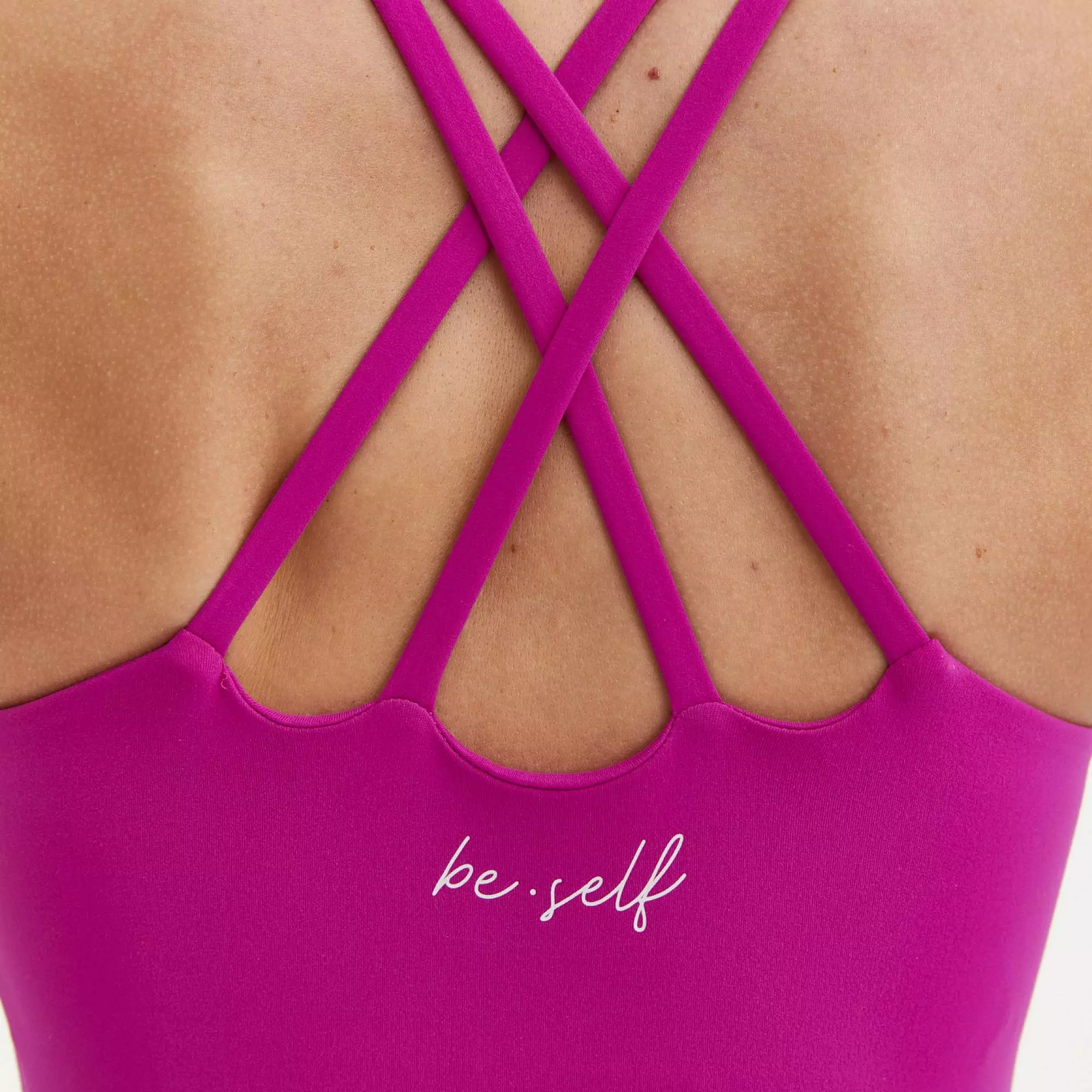 Майка с чашками MOTION фуксия