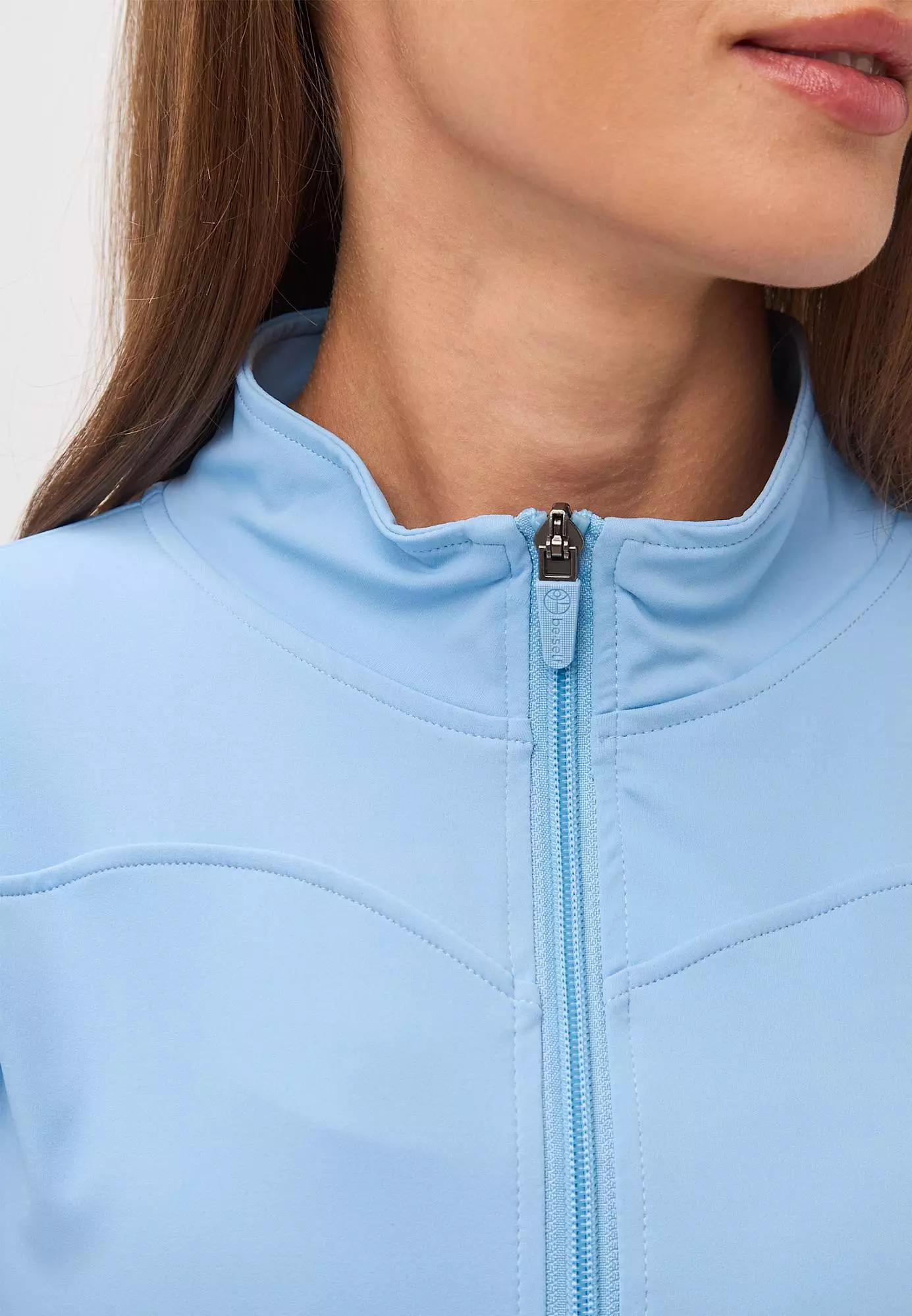 Кофта на молнии ACTIVE небесно-голубая