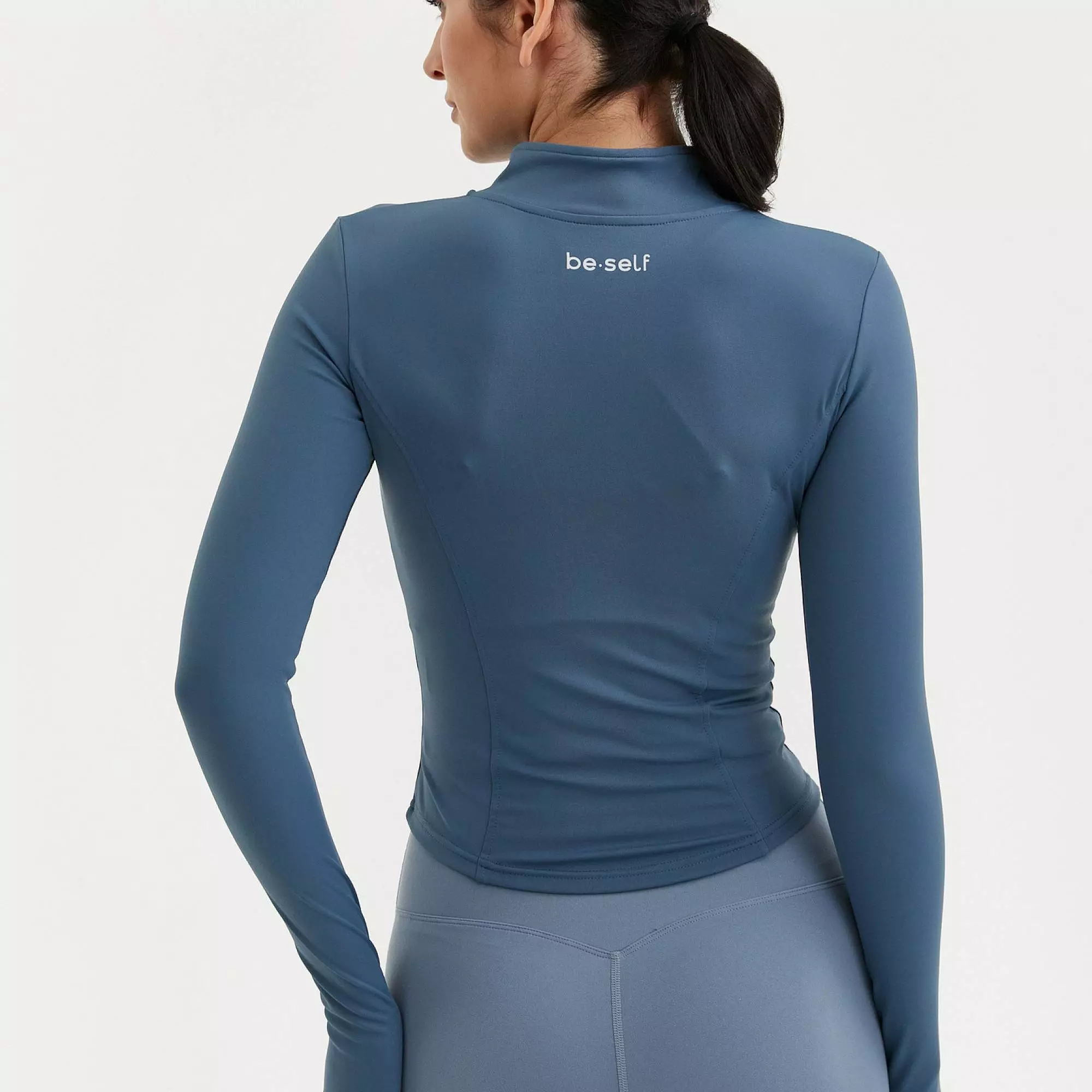 Кофта на молнии ACTIVE темно-синяя