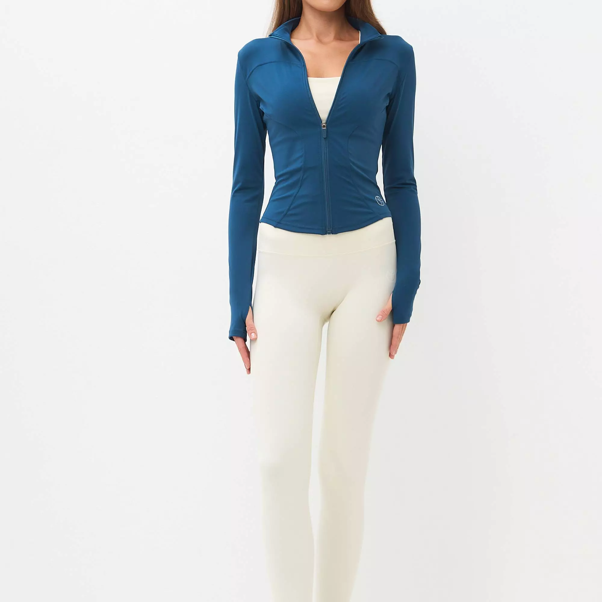 Кофта на молнии ACTIVE морская волна