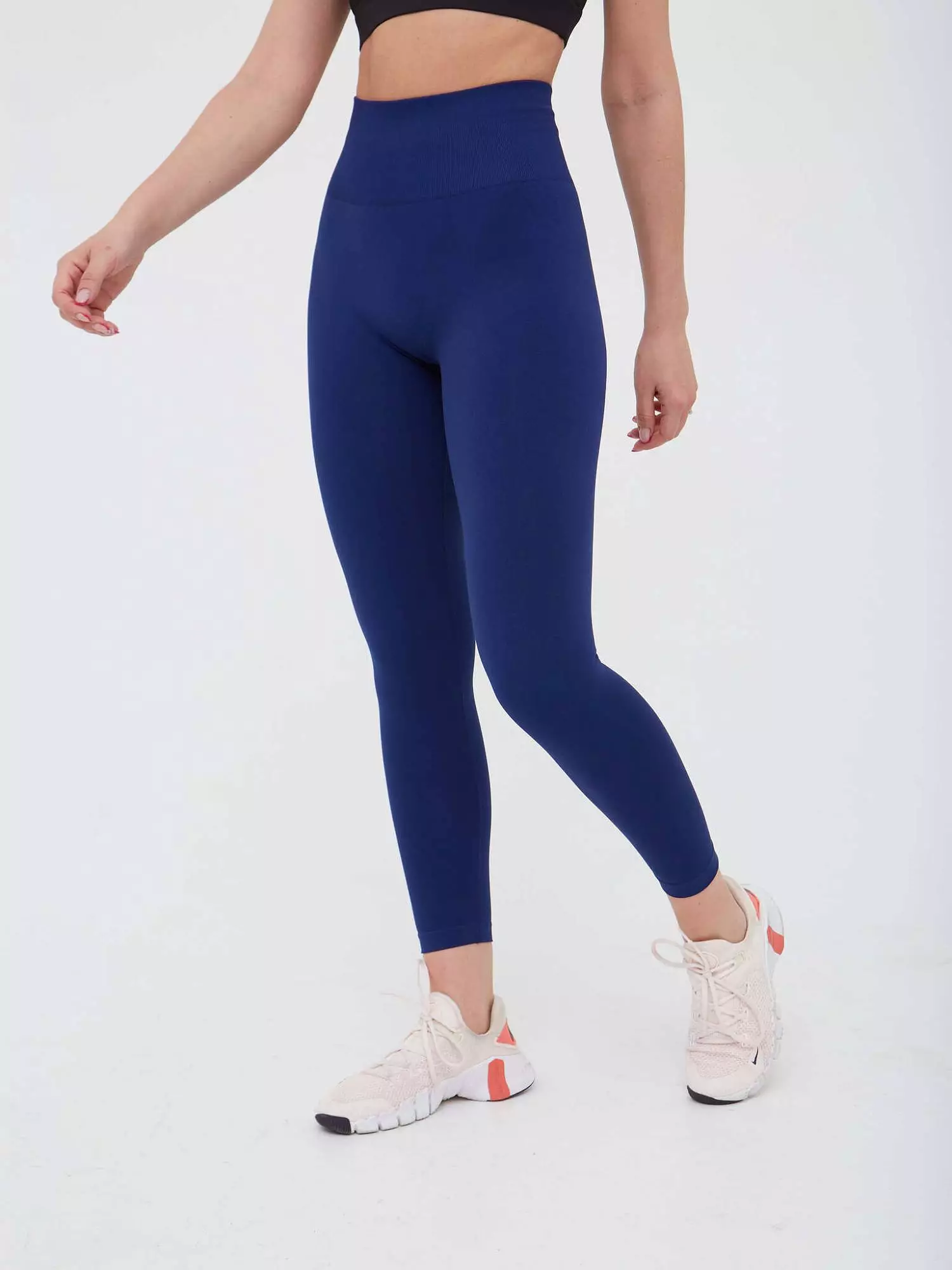 Лосины SEAMLESS PUSH-UP синие