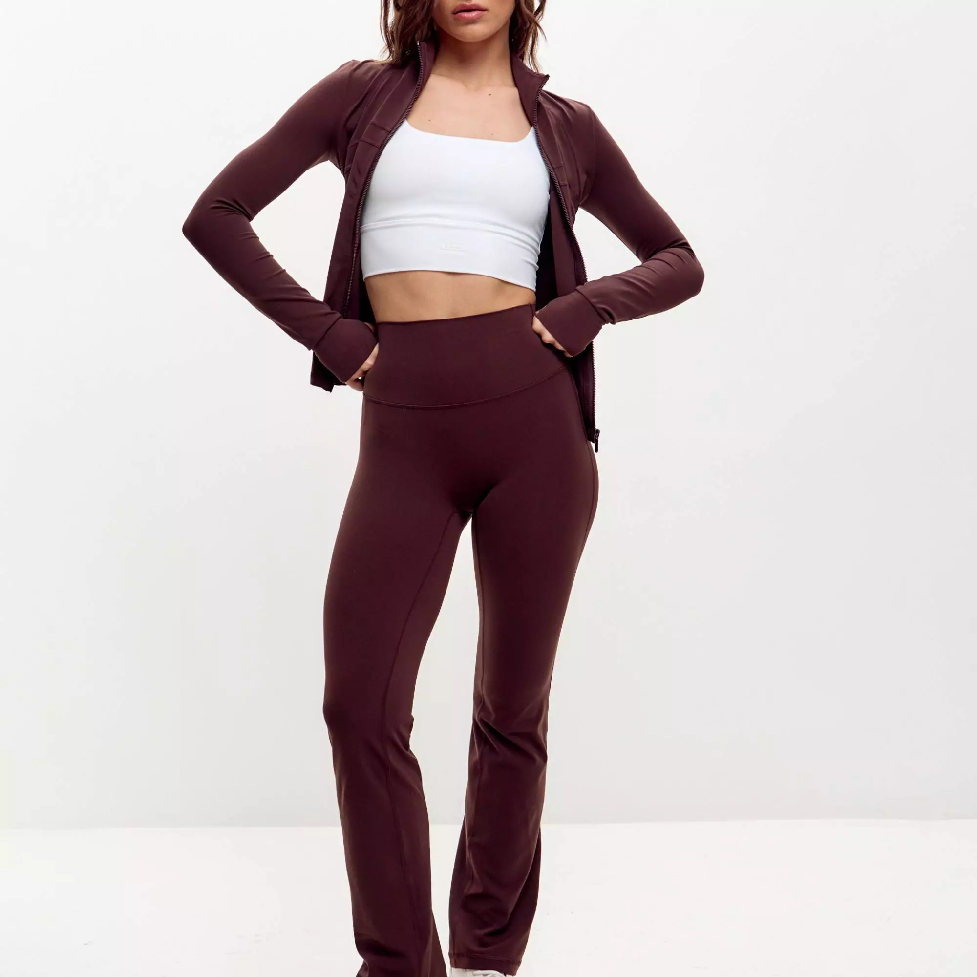 Брюки клеш SOFT LIBERTY Short эспрессо