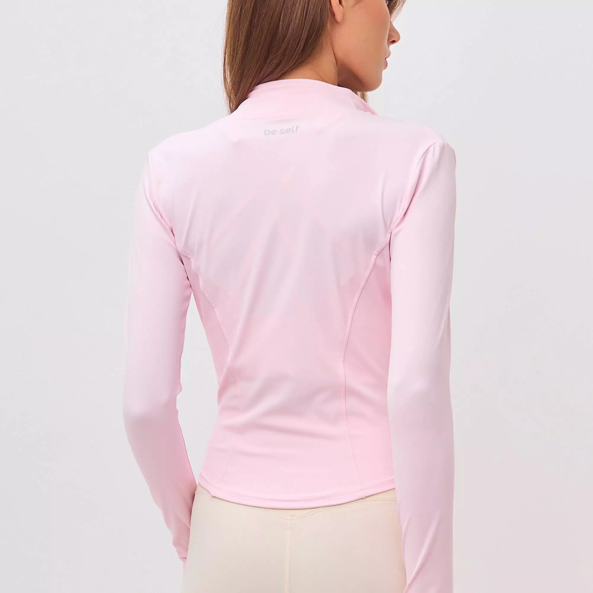 Кофта на молнии ACTIVE нежно-розовая