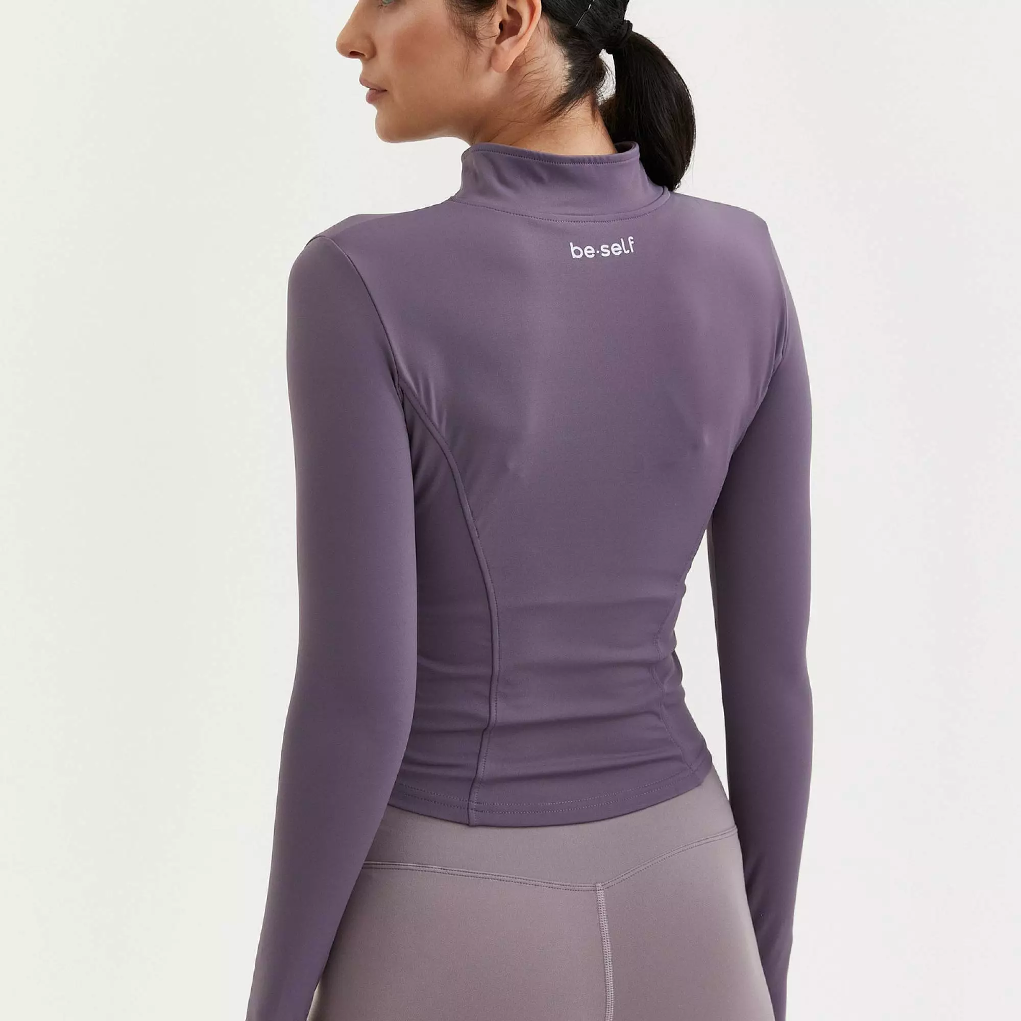 Кофта на молнии ACTIVE темно-сливовая