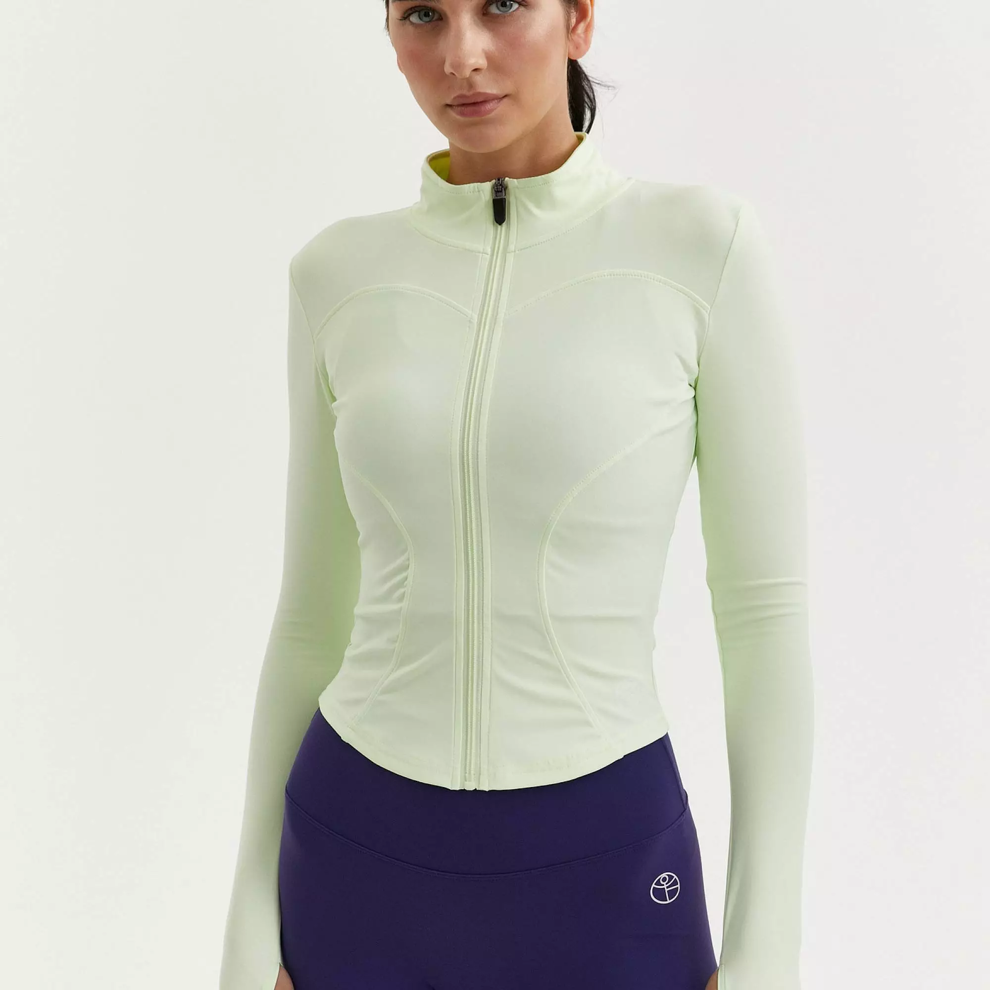 Кофта на молнии ACTIVE лимонная